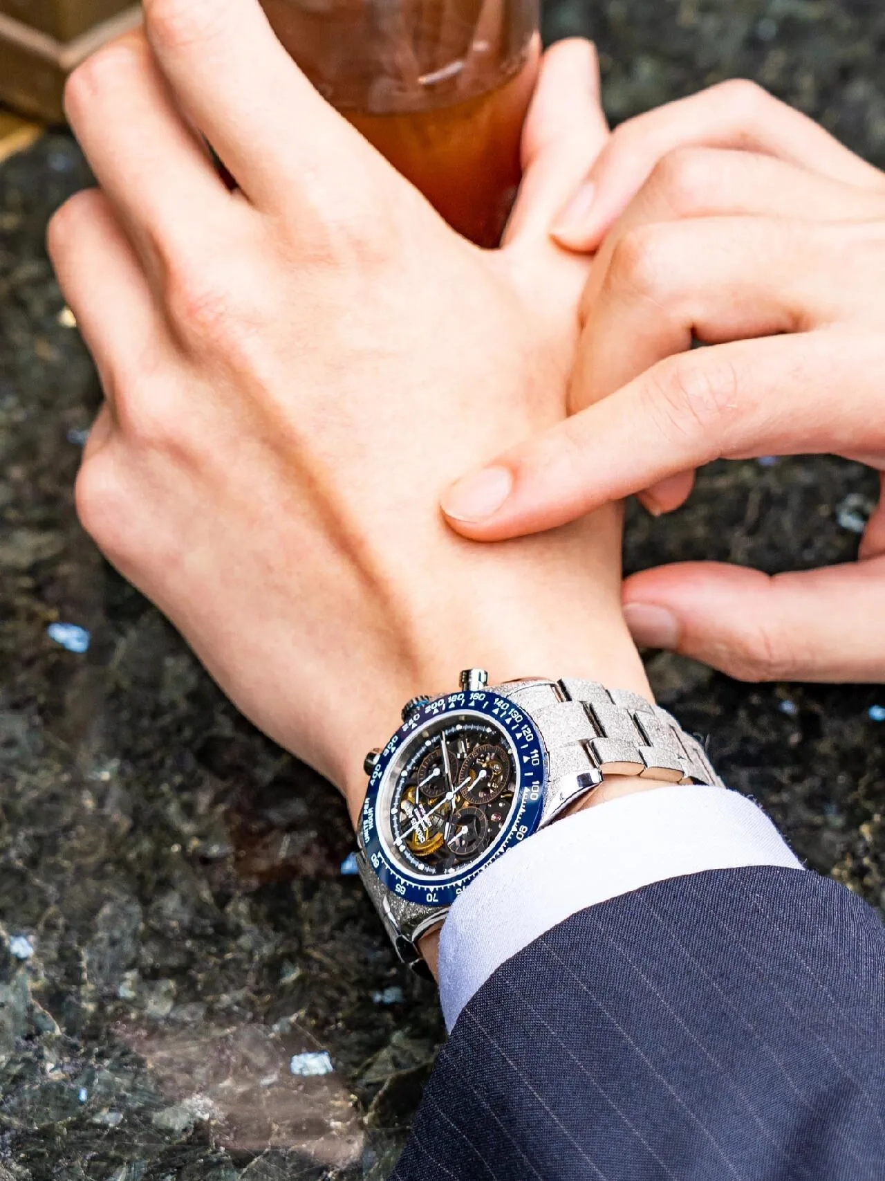 Копия часов CronusArt Stinless Steel Watch CM015-011 Арт.CA-0443