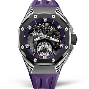 Копия часов Audemars Piguet Royal Oak Concept Black Panther Flying Tourbillon 26620IO.OO.D077CA.01 Арт.AP-1112