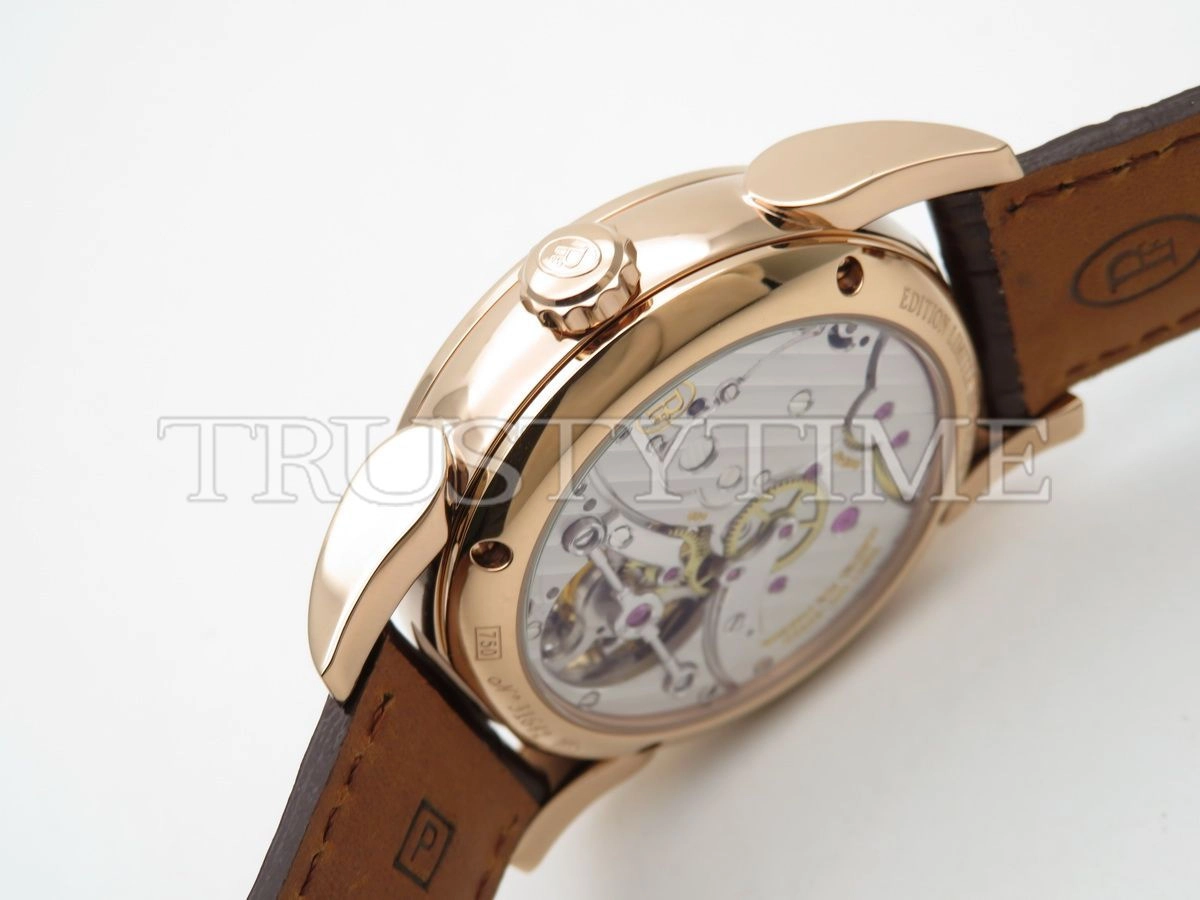 Копия часов Parmigiani Fleurier Tonda Tourbillon Rose Gold Silver PFH251-1000100-HA1241