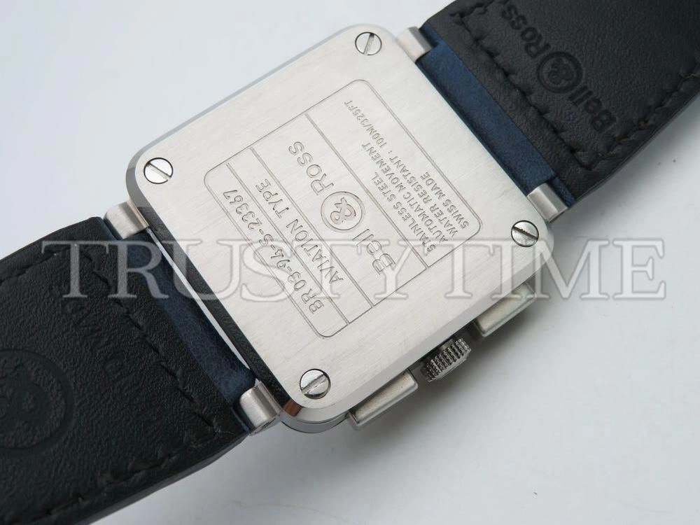 Копия часов Bell & Ross BR 03-94 Blue Steel Chronograph BR0394-BLU-ST/SCA Арт.BR-0251