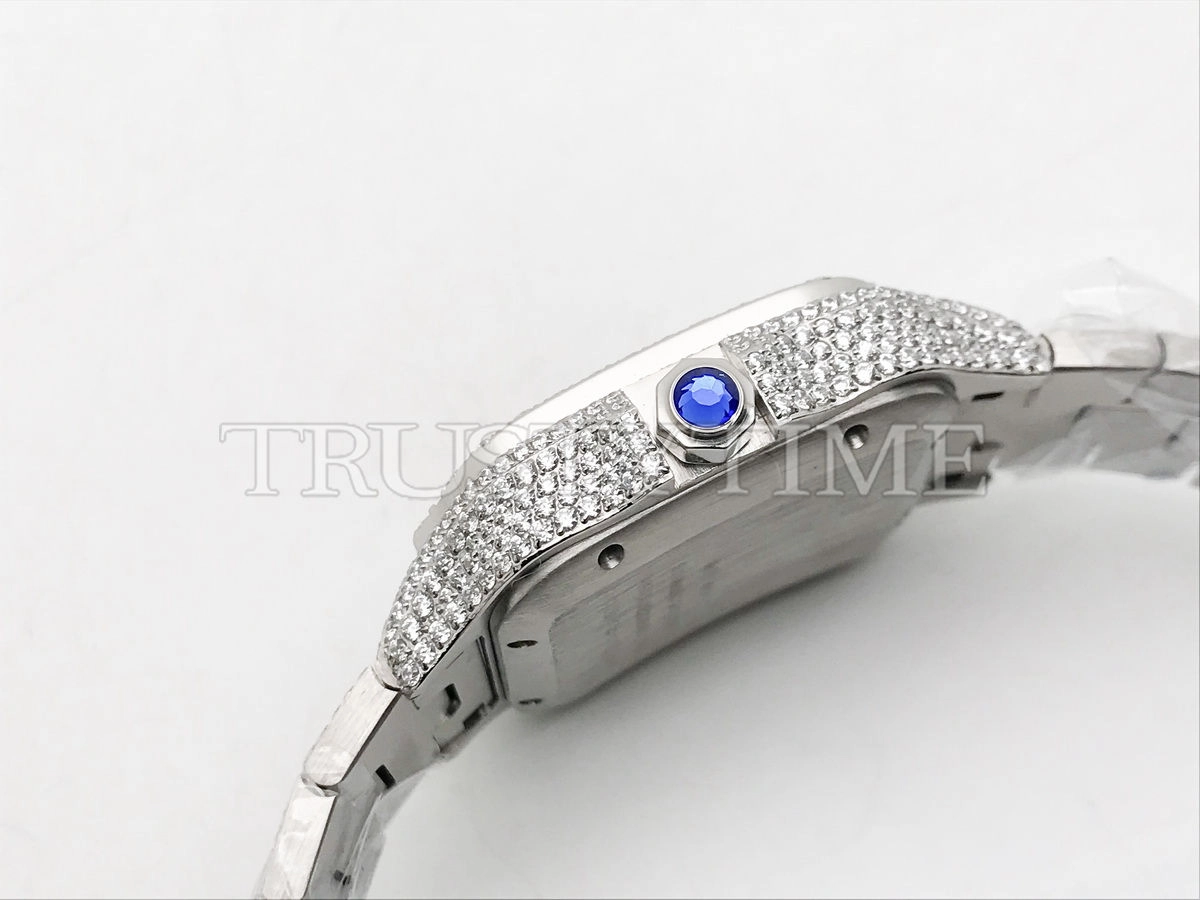 Копия часов Cartier Santos De Cartier 40 WSSA0018 Diamonds Арт.CR-0931