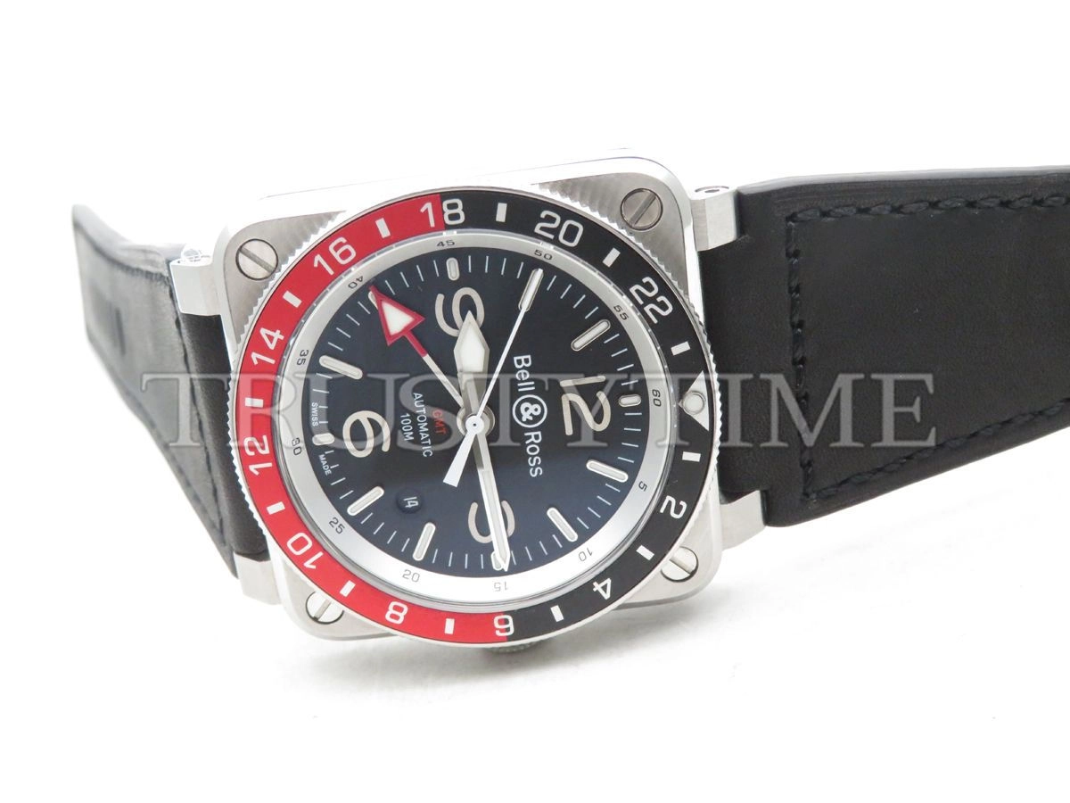 Копия часов Bell & Ross BR 03-93 GMT BR0393-BL-ST/SCA Арт.BR-0284