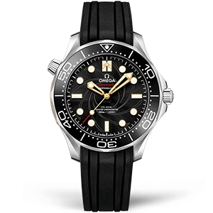 Копия часов Omega Seamaster Diver 300m Co-axial Chronometer James Bond Limited Edition No Date 42mm 210.22.42.20.01.003 Арт.OM-0835
