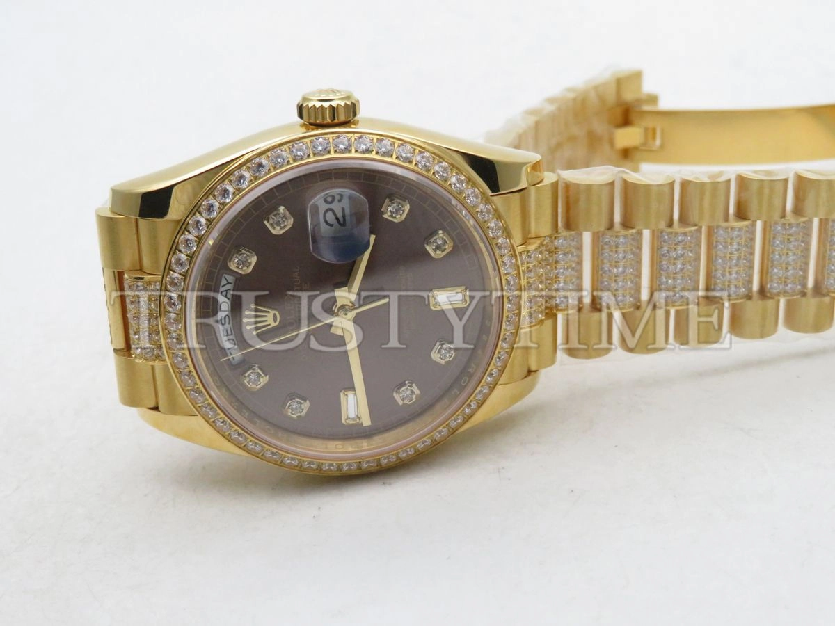 Копия часов Rolex Day-Date 36mm 128348RBR-0007 Арт.RX-1984