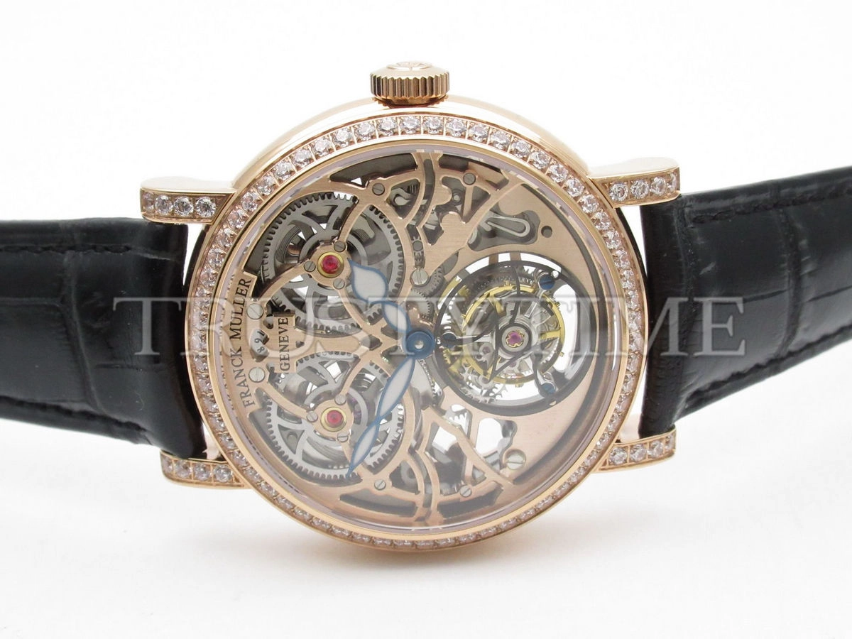 Копия часов Franck Muller Cintree Curvex Giga Tourbillon 7048-T-G-SQT-BR-D Арт.FM-0556