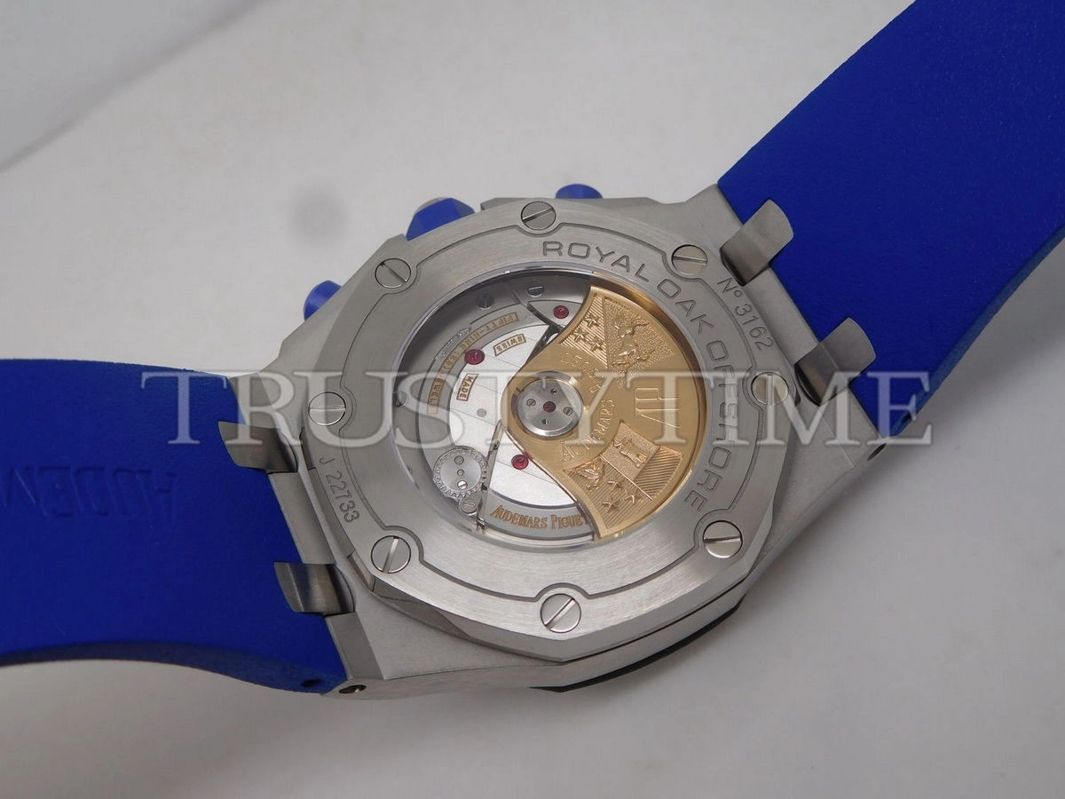 Копия часов Audemars Piguet Royal Oak Offshore Chronograph Indigo Blue SIHH 2018 26470ST.OO.A030CA.01 Арт.AP-0850