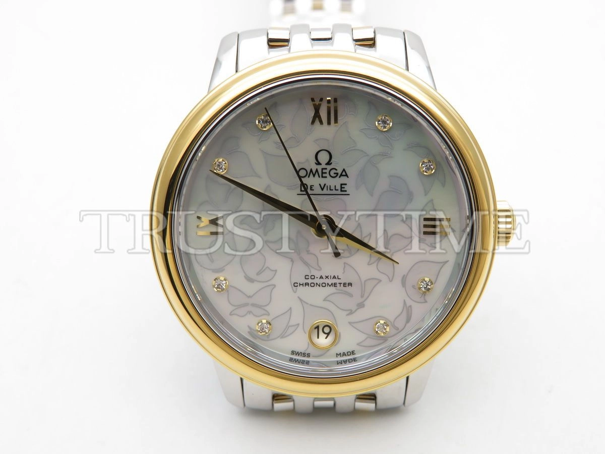 Копия часов Omega De Ville Prestige Co‑Axial Chronometer Butterfly 32mm 424.20.33.20.55.002 Арт.OM-0494