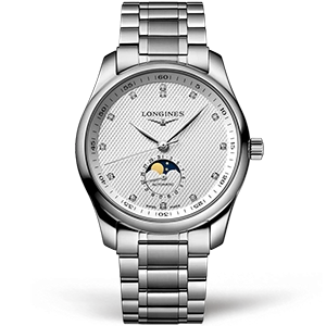 Копия часов Longines Master Collection Moonphase 40mm L2.909.4.77.6 Арт.LN-0378