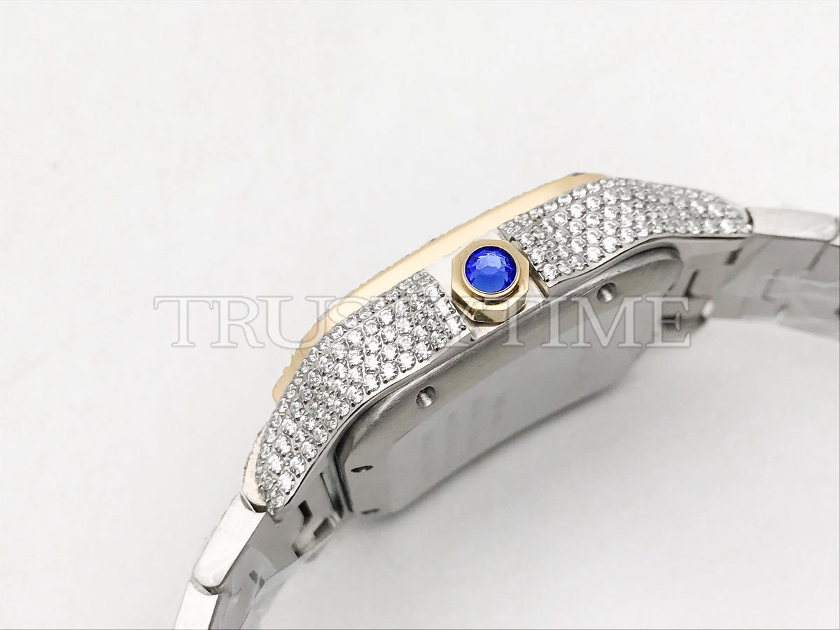 Копия часов Cartier Santos De Cartier 40 W2SA0009 Diamonds Арт.CR-0936