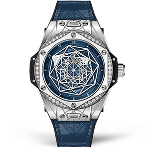 Копия часов Hublot Big Bang Sang Bleu One Click 39mm 465.SS.7179.VR.1204 Арт.HB-1083