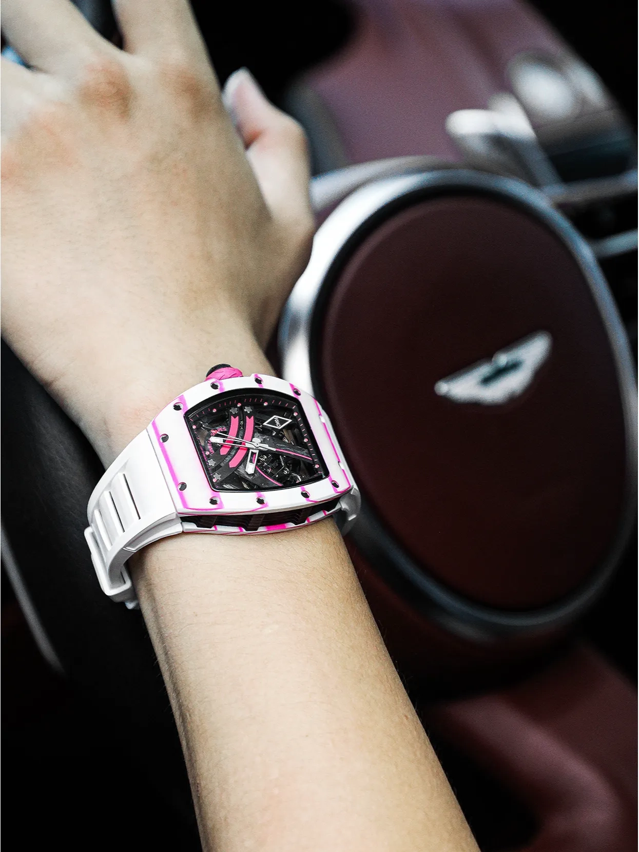 Копия часов CronusArt NTPT Carbon Fiber Watch CM06-P Арт.CA-0404