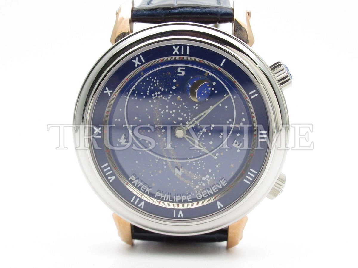Копия часов Patek Philippe Grand Complications Celestial Sky Moon 43mm 5102PR-001 Арт.PP-0440