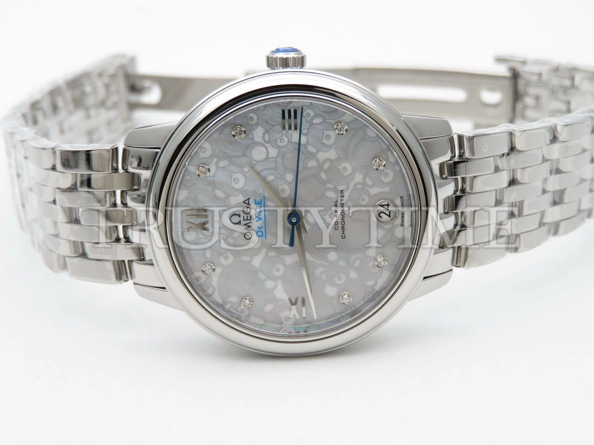 Копия часов Omega De Ville Prestige Co‑Axial Chronometer Orbis Edition 32mm 424.10.33.20.55.004 Арт.OM-0500