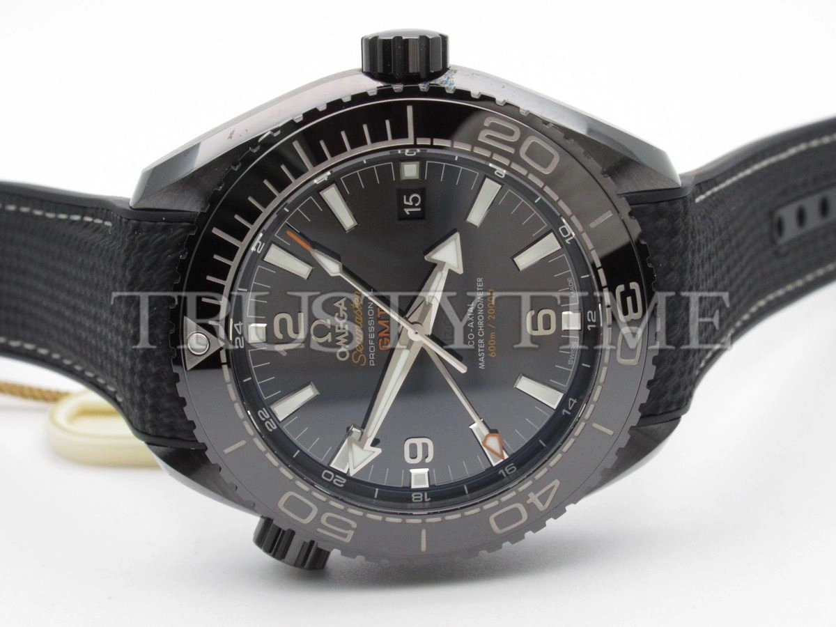 Копия часов Omega Seamaster Planet Ocean 600m Co‑Axial Master Chronometer GMT Deep Black 45,5mm 215.92.46.22.01.001 Арт.OM-0652