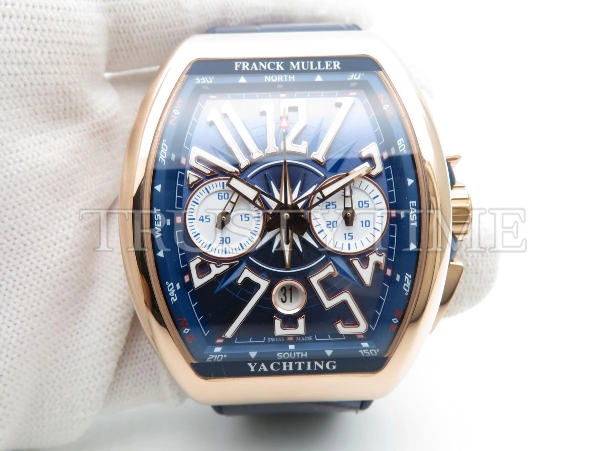 Копия часов Franck Muller Vanguard Chronograph V 45 CC DT YACHTING 5N.BL BL.BL 5N Арт.FM-0639