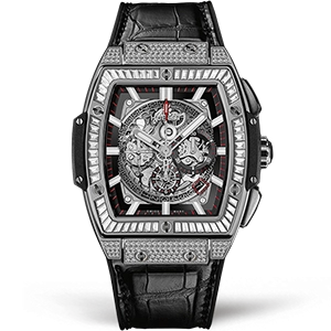 Копия часов Hublot Spirit of Big Bang 45 Titanium Jewellery 601.NX.0173.LR.0904 Арт.HB-0889