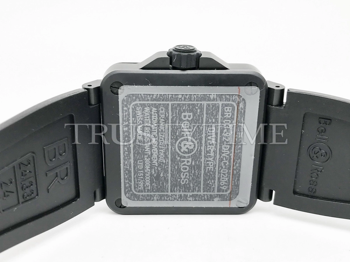 Копия часов Bell & Ross Instruments BR-03 Diver Full Lum Ceramic BR03A-D-LM-CE/SRB Арт.BR-0312