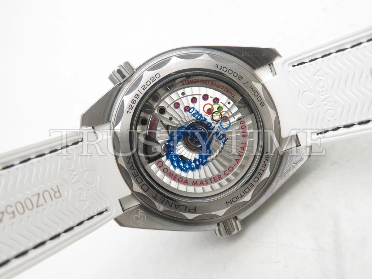 Копия часов Omega Seamaster Planet Ocean 600m Co‑Axial Master Chronometer Tokyo 2020 39,5 mm 522.33.40.20.04.001 Арт.OM-0807