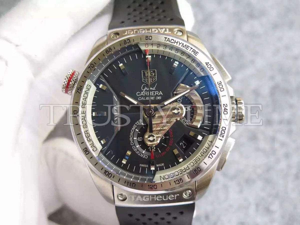 Копия часов Tag Heuer Grand Carrera Calibre 36 RS 43mm CAV5115.FT6019 Арт.TG-0315