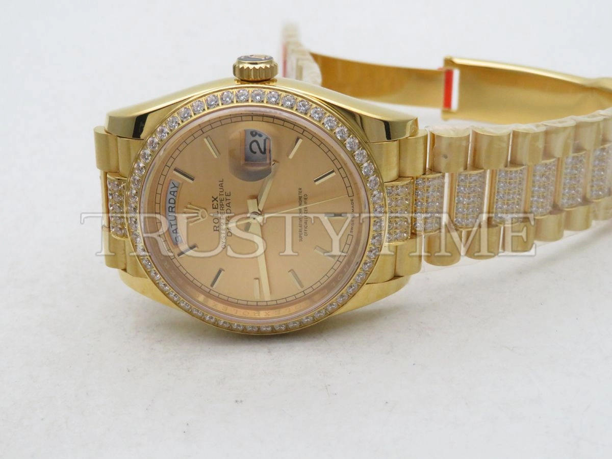Копия часов Rolex Day-Date 36mm 128348RBR-0027 Арт.RX-1985