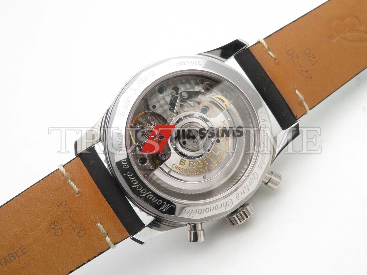 Копия часов Breitling Navitimer B01 Chronograph Swissair 43 AB01211B1B1X1 Арт.BT-0445