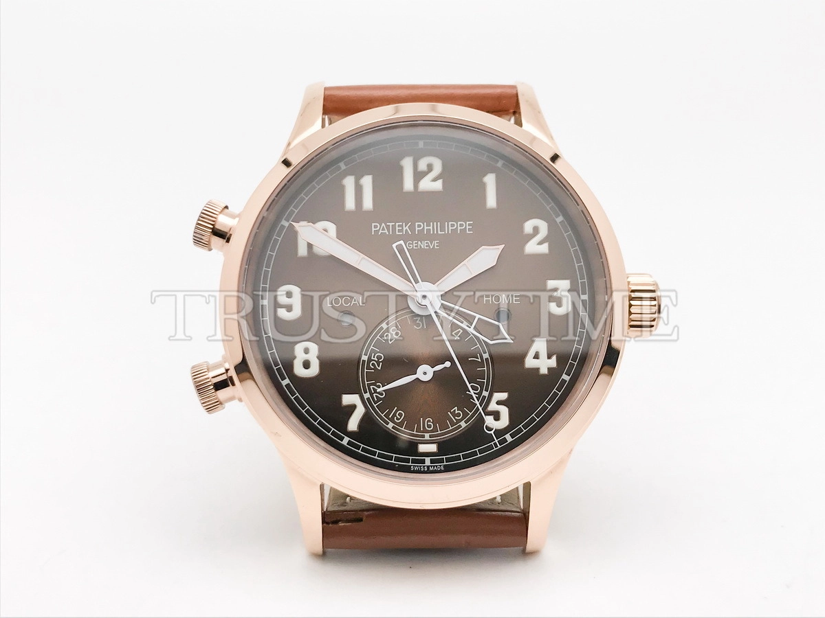 Копия часов Patek Philippe Calatrava Pilot Travel Time 42mm 5524R-001 Арт.PP-0437