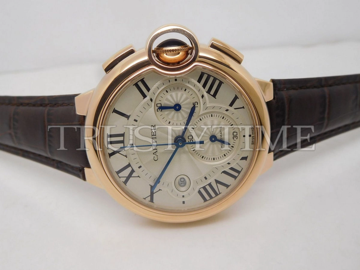 Копия часов Cartier Balon Bleu Chronograph 44 W6920009 Арт.CR-0478