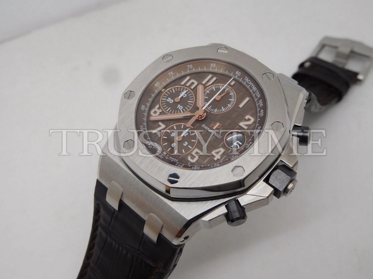 Копия часов Audemars Piguet Royal Oak Offshore Chronograph Havana Brown SIHH 2018 26470ST.OO.A820CR.01 Арт.AP-0840