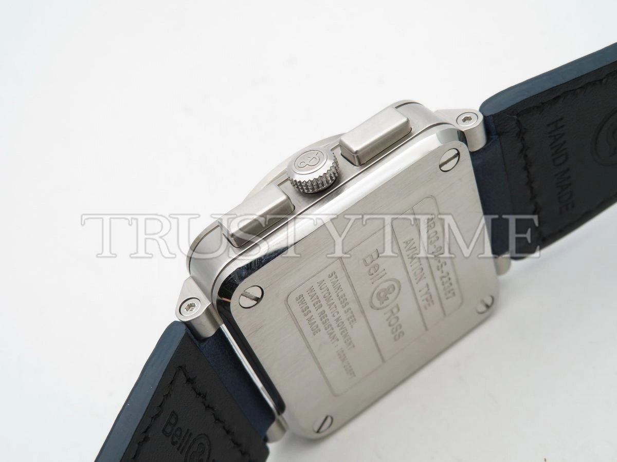 Копия часов Bell & Ross BR 03-94 Blue Steel Chronograph BR0394-BLU-ST/SCA Арт.BR-0251