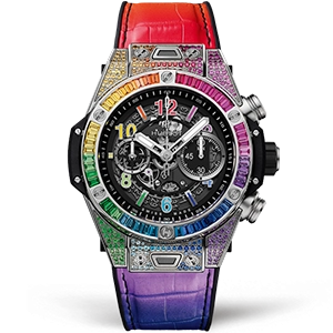 Копия часов Hublot Big Bang Unico Titanium Rainbow 44mm 411.NX.1117.LR.0999 Арт.HB-0968