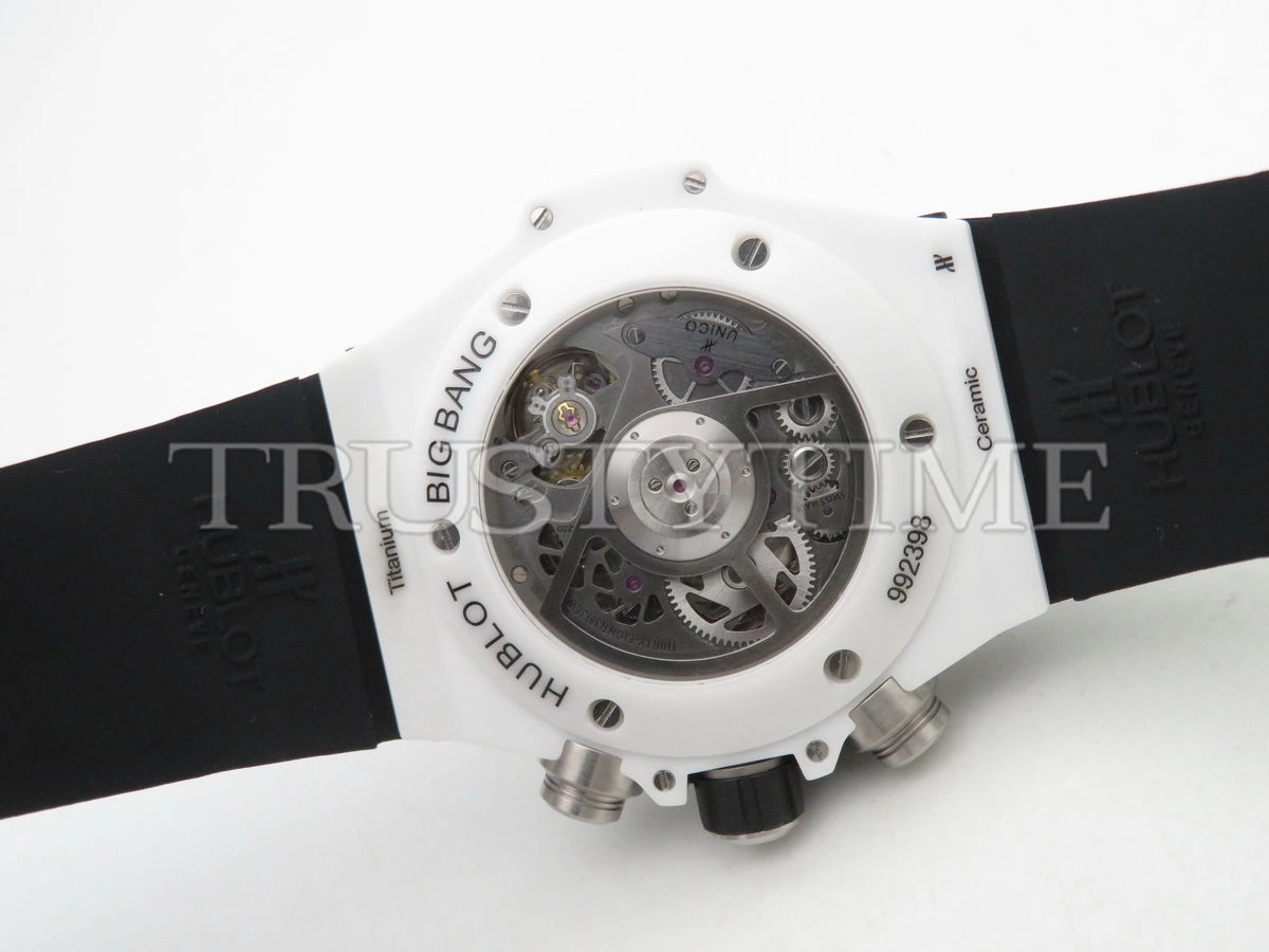 Копия часов Hublot Big Bang Unico White Ceramic 45mm 411.HX.1170.RX Арт.HB-0466