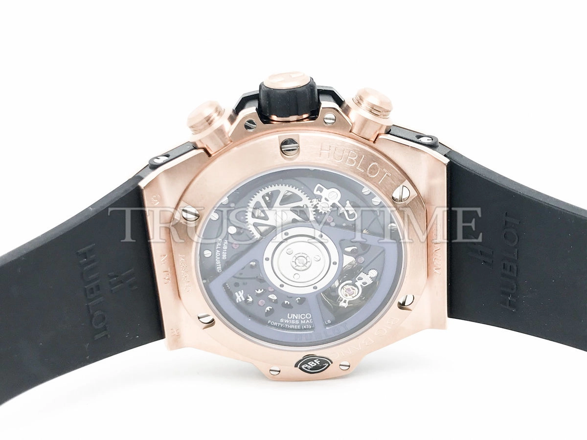 Копия часов Hublot Big Bang Unico King Gold Blue Ceramic 42mm 441.OL.5181.RX Арт.HB-1232