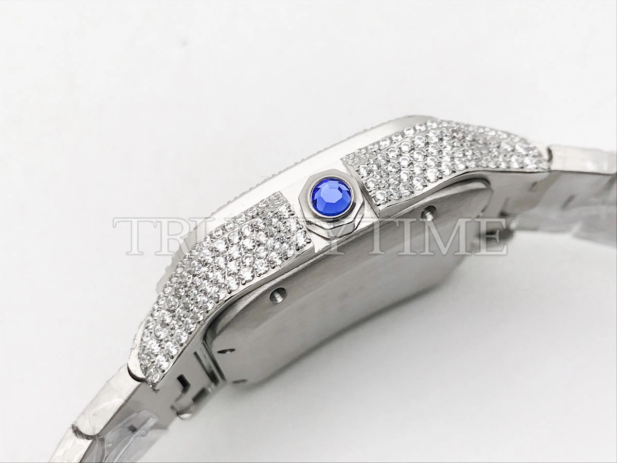 Копия часов Cartier Santos De Cartier 40 WSSA0018 Diamonds Арт.CR-0928