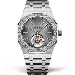 Копия часов Audemars Piguet Royal Oak Tourbillon Extra-Thin Openworked 26516PT.ZZ.1220PT.01 Арт.AP-0476