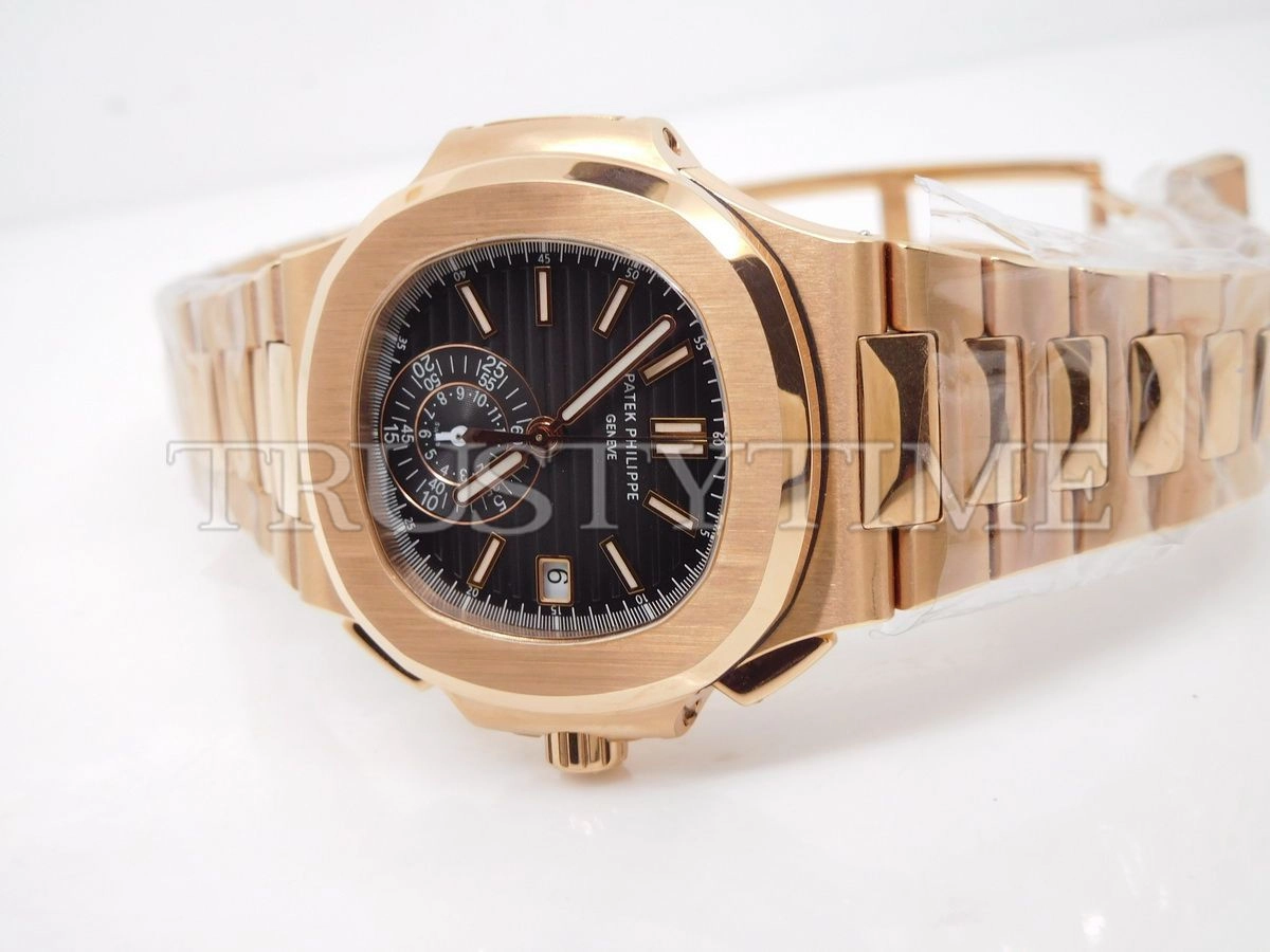 Копия часов Patek Philippe Nautilus Chronograph 40,5mm 5980/1R-001 Арт.PP-0572