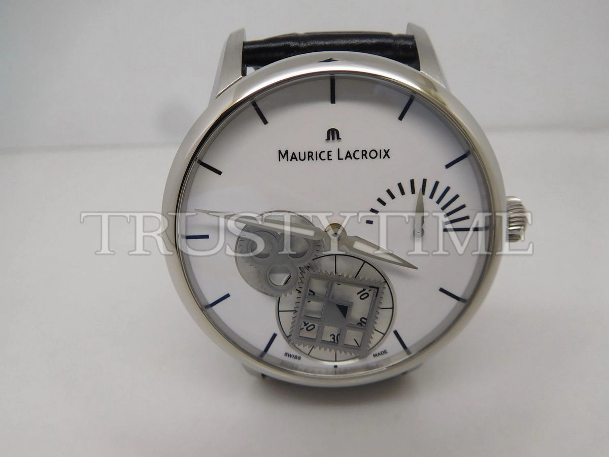 Копия часов Maurice Lacroix Masterpiece Roue Carrée Seconde 43mm MP7158-SS001-101-1 Арт.ML-0710