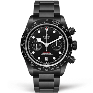 Копия часов Tudor Heritage Black Bay Chronograph Dark 41mm M79360DK-0001 Арт.TD-0822