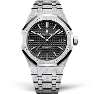 Копия часов Audemars Piguet Royal Oak Frosted 37mm 15454BC.GG.1259BC.03 Арт.AP-0664