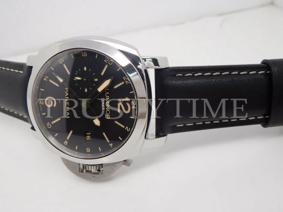 Копия часов Panerai Luminor 1950 3 Days GMT 24h Automatic Acciaio 44mm PAM00531 Арт.PN-0709