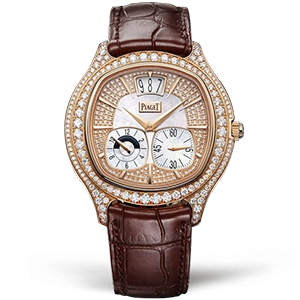 Копия часов Piaget Emperador Coussin Dual Time 42mm G0A32020 Арт.PG-0153