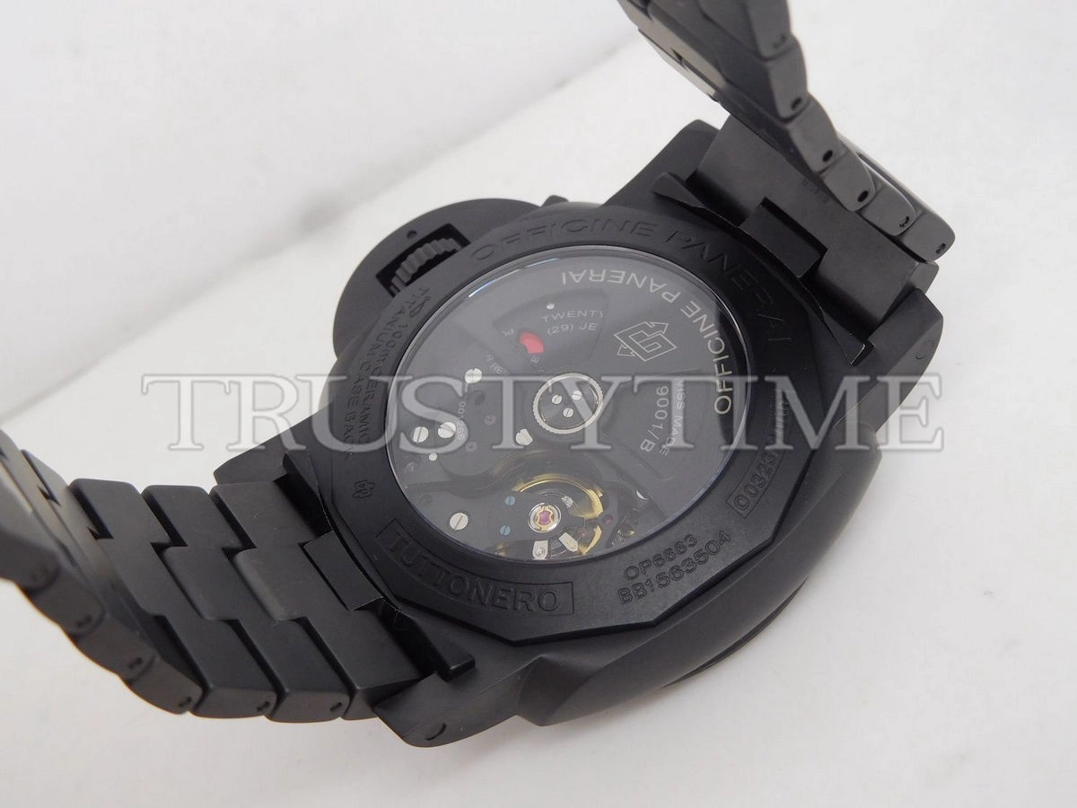 Копия часов Panerai Luminor 1950 3 Days GMT Automatic Tuttonero 44mm PAM00438 Арт.PN-0703