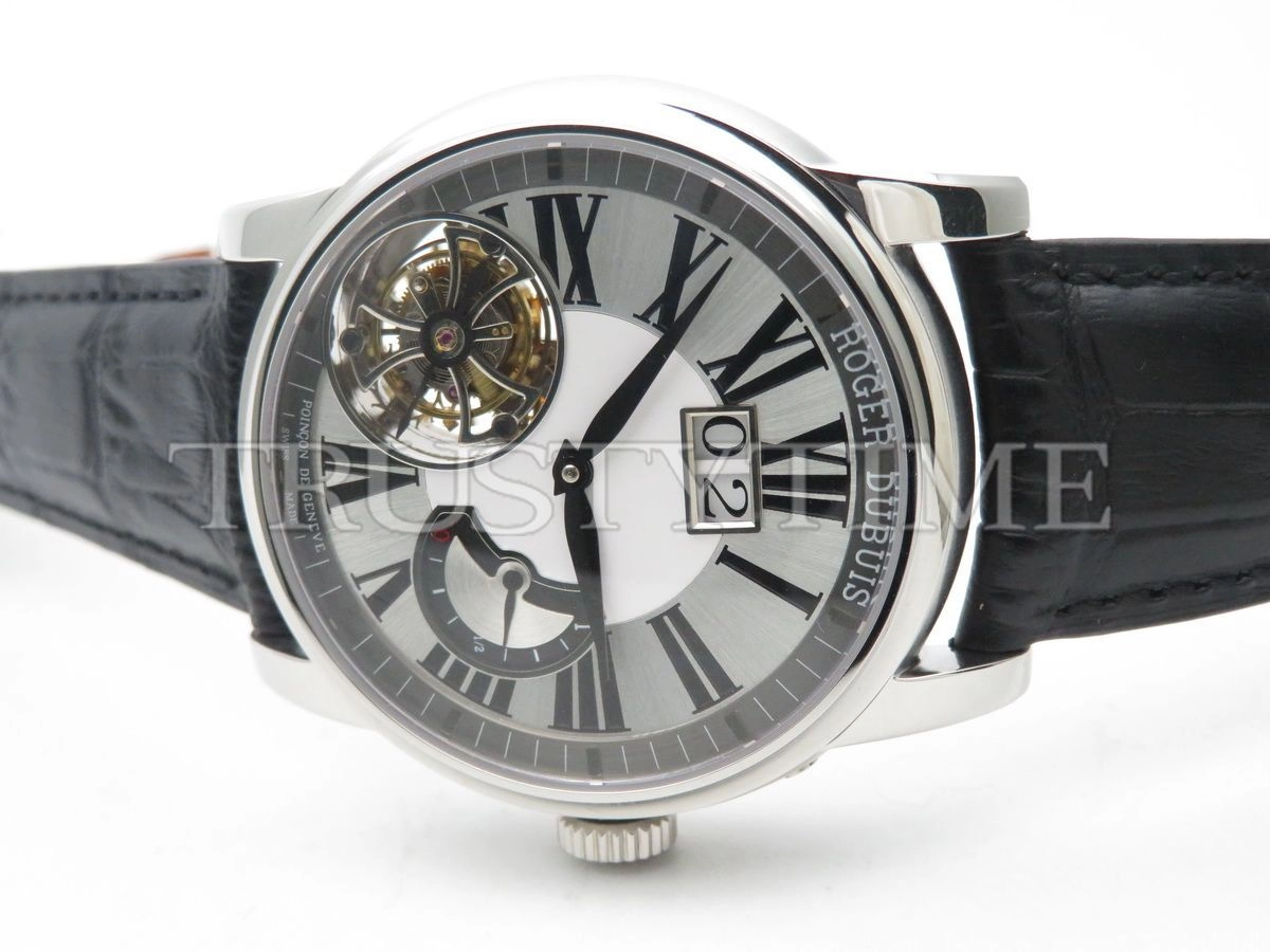 Копия часов Roger Dubuis Hommage Flying Tourbillon With Large Date 45mm RDDBHO0578 Арт.RG-0432