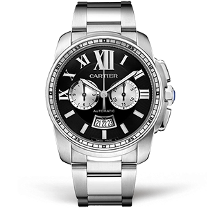 Копия часов Cartier Calibre de Cartier Chronograph 42 W7100061 Арт.CR-0842