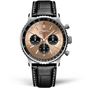 Копия часов Breitling Navitimer B01 Chronograph 43 AB0138241K1P1 Арт.BT-0658