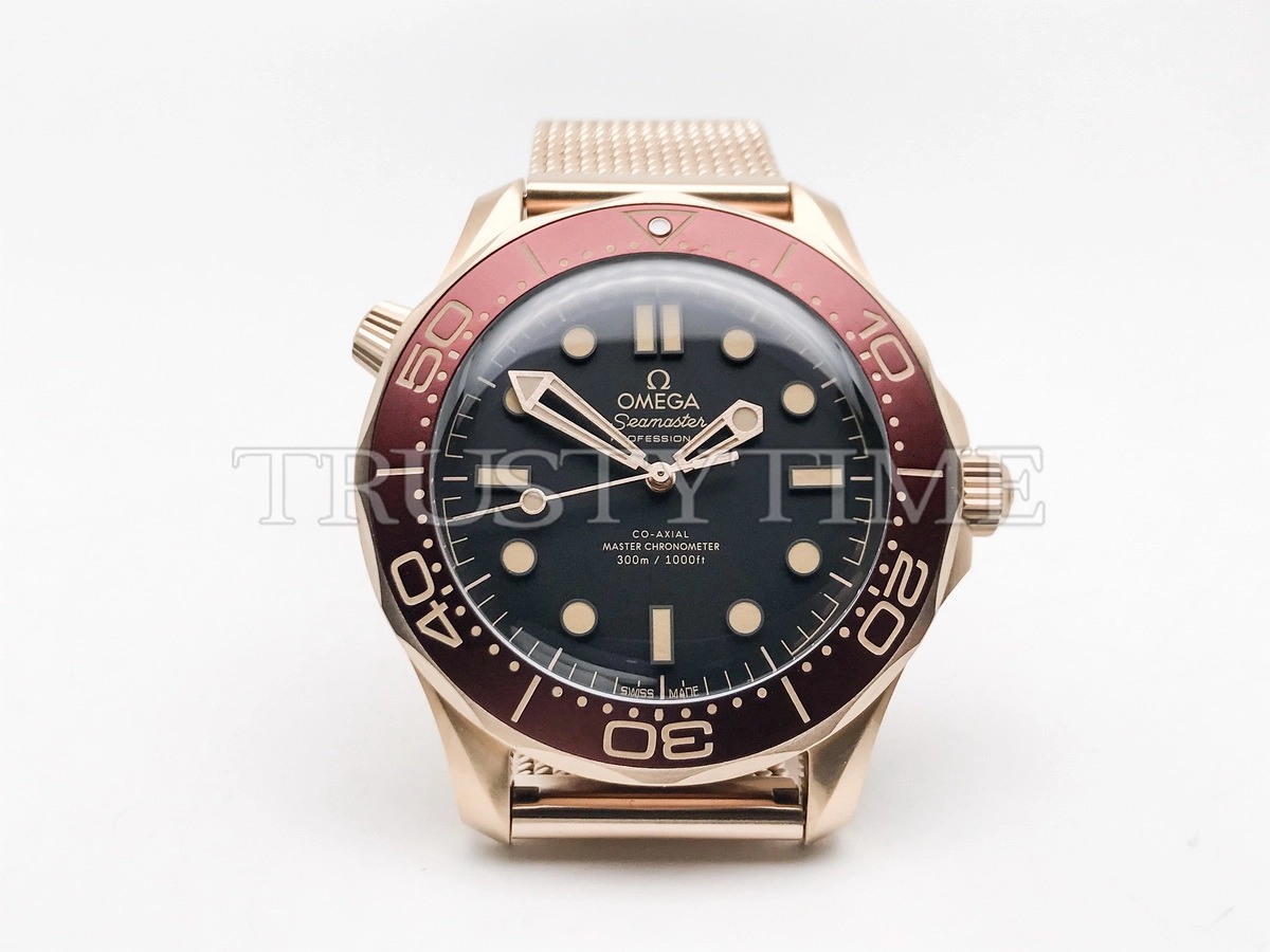 Копия часов Omega Seamaster Diver 300 Co-axial Master Chronometer 42mm 210.90.42.20.01.003 Арт.OM-1029