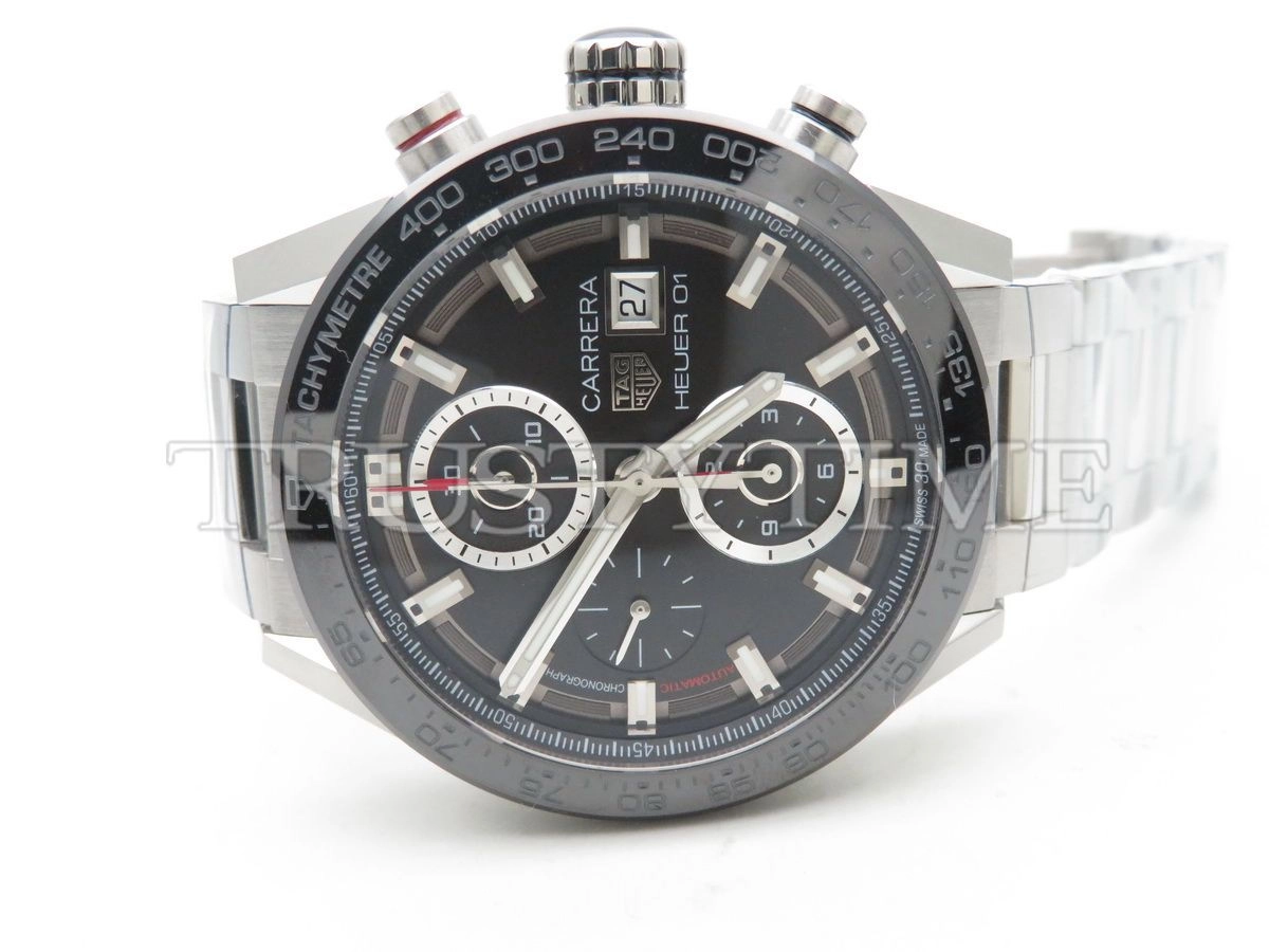 Копия часов Tag Heuer Carrera Calibre Heuer 01 43mm CAR201Z.BA0714 Арт.TG-0419