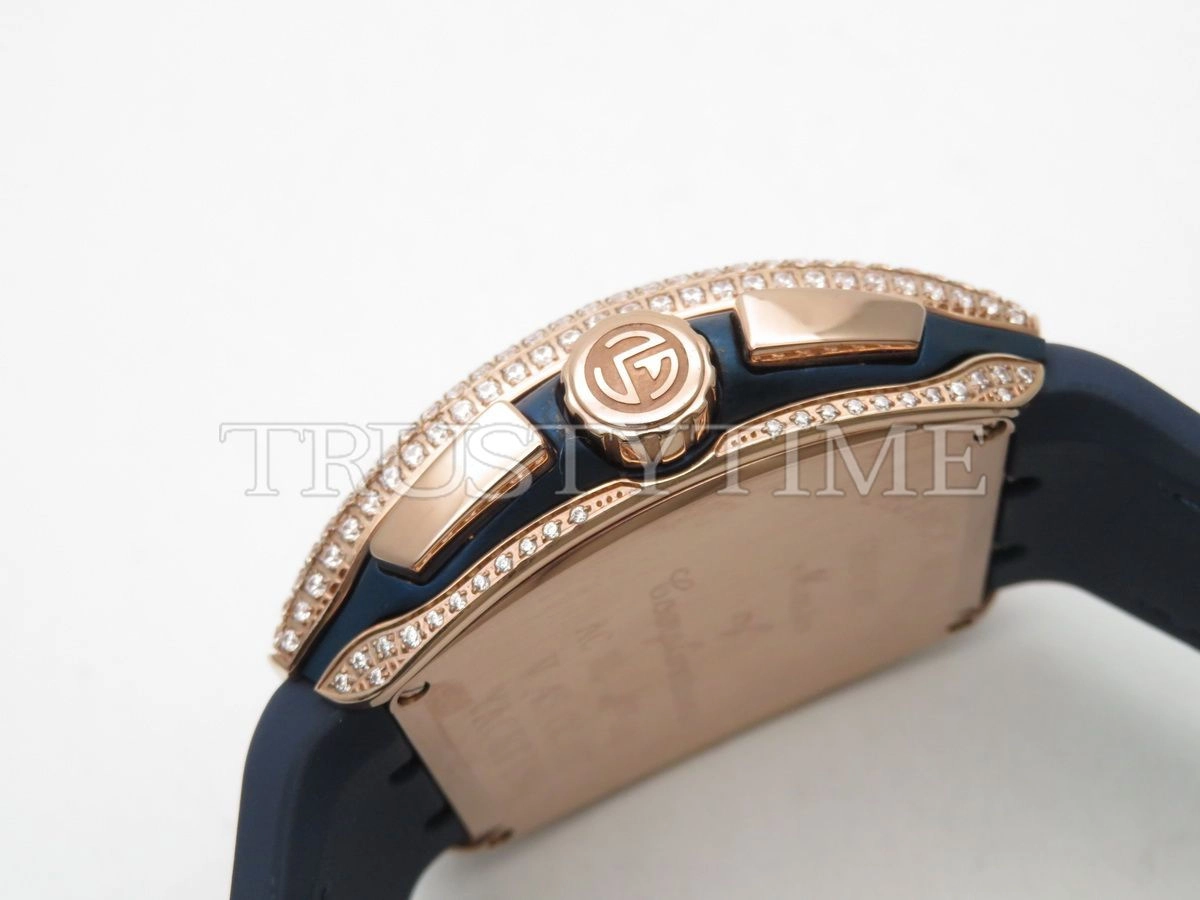 Копия часов Franck Muller Vanguard Chronograph V 45 CC DT YACHTING D NBR CD (BL) (5N) BL.DIAM 5N Арт.FM-0640