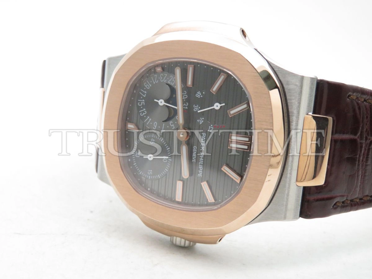 Копия часов Patek Philippe Nautilus Power Reserve Moonphase 40mm 5712GR-001 Арт.PP-0660