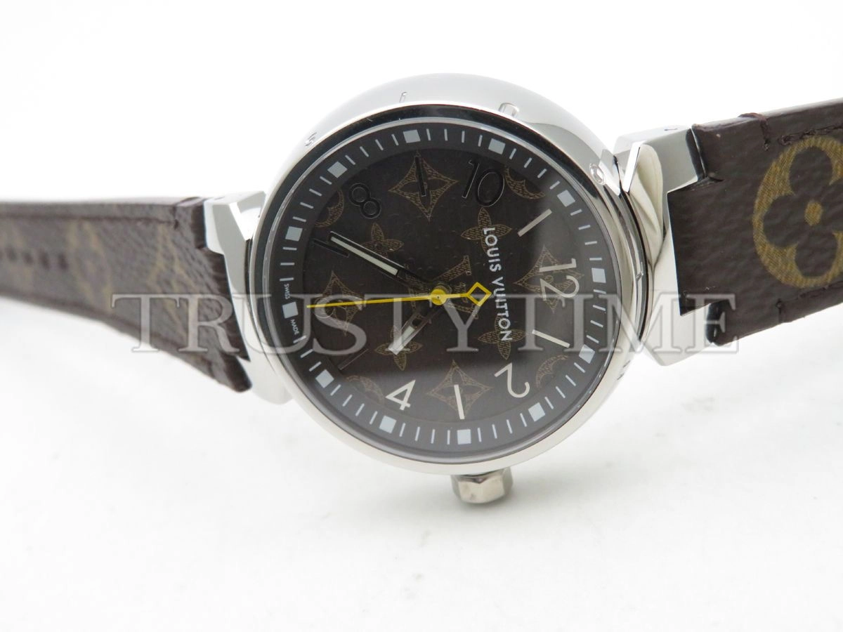 Копия часов Louis Vuitton Tambour Monogram 39mm QBBB97 Арт.LV-02535