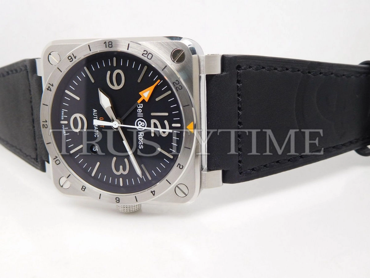 Копия часов Bell & Ross BR 03-93 GMT BR0393-GMT-ST/SCA Арт.BR-0249